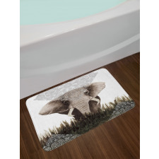 Elephant Animal Bath Mat