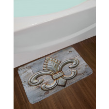 Sign Wood Bath Mat