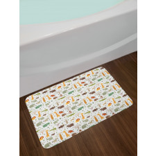 Grunge African Bath Mat