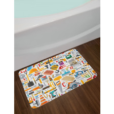 Repairing Tools Bath Mat