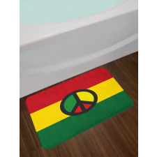 Reggae Culture Peace Bath Mat