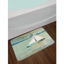 Monet Sailing Boat Bath Mat