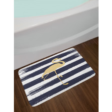 Animal Motif Design Bath Mat