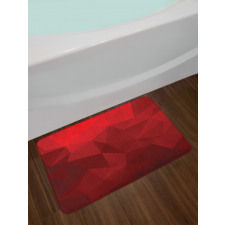 Triangular Mosaic with Poly Bath Mat