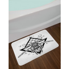 Beehive Pattern Bug Bath Mat