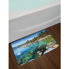 Summer Lake Photo Bath Mat