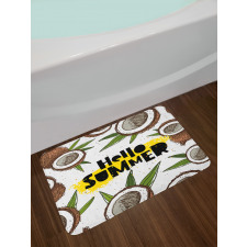 Coconut Halves Bath Mat