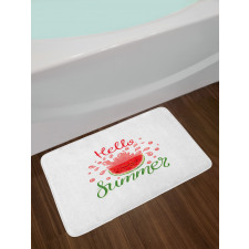 Cartoon Watermelon Bath Mat