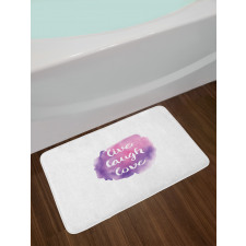 Abstract Splash Bath Mat