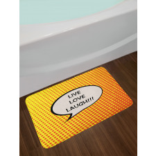 Speech Bubble Bath Mat