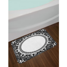 Spirals Swirls Circle Bath Mat