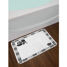 Oriental Frame Bath Mat