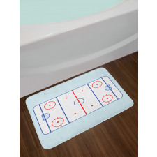 Graphic Field Outline Bath Mat