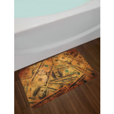 Fiver Sawbuck and C-Note Bath Mat