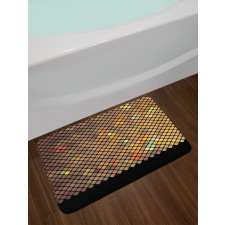 Mosaic of Squares Bath Mat