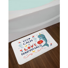 Pop Culture Phrase Bath Mat