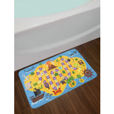 Pirate Treasure Bath Mat