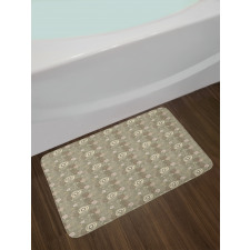 Circles and Lines Bath Mat