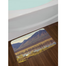 Idyllic Rustic Photo Bath Mat