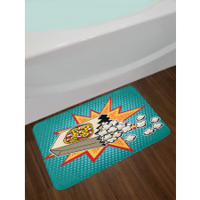 Retro Popcorn Bath Mat