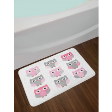 Owl Animals Bath Mat