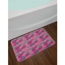 Lace Swirled Circle Bath Mat