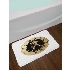 Horoscope Signs Bath Mat