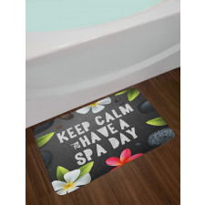 Keep Calm Have a Spa Day Bath Mat