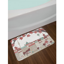 Autumn Season in Berlin Bath Mat