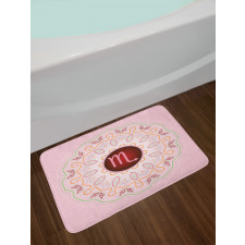 Mandala in Pink Bath Mat