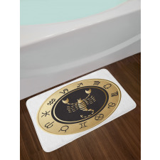 Signs Circle Bath Mat