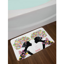 Floral Ladies Bath Mat