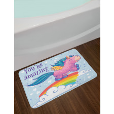 Pony in the Sky Bath Mat