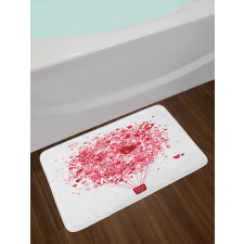 Love is in the Air Balloon Bath Mat