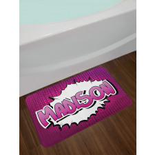 Girls Birthday Cartoon Bath Mat