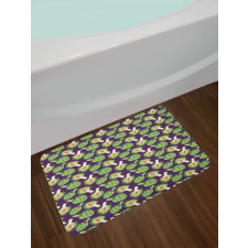 Artichokes Purple Bath Mat