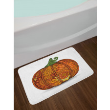 Style Pumpkin Bath Mat