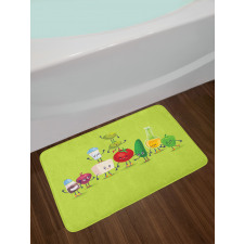 Greek Salad Funny Bath Mat