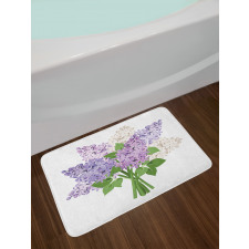 Posy of Meadow Flowers Bath Mat