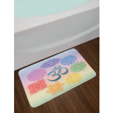 Lace Inspired Pattern Bath Mat