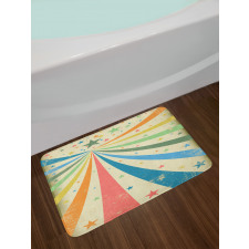 Rainbow Background Art Bath Mat