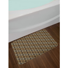 Castellated Diamonds Bath Mat