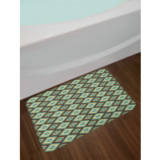 Native Old Pattern Bath Mat