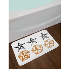 Western Pattern Bath Mat