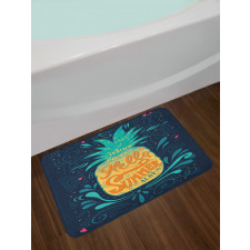 Hello Summer Aloha Bath Mat