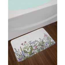 Thriving Garden Pattern Bath Mat