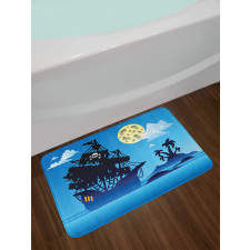 Pirate Ship Island Bath Mat