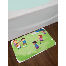 Friends Basketball Bath Mat