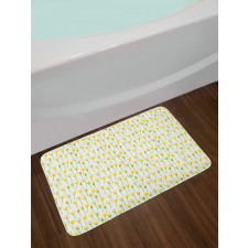 Feminine Flower Bouquet Bath Mat