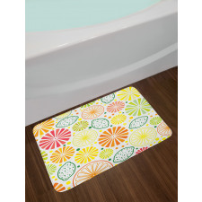 Tropical Clementine Bath Mat